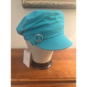 NWT Cardani Womens Cadet Hat Surf Blue One Size